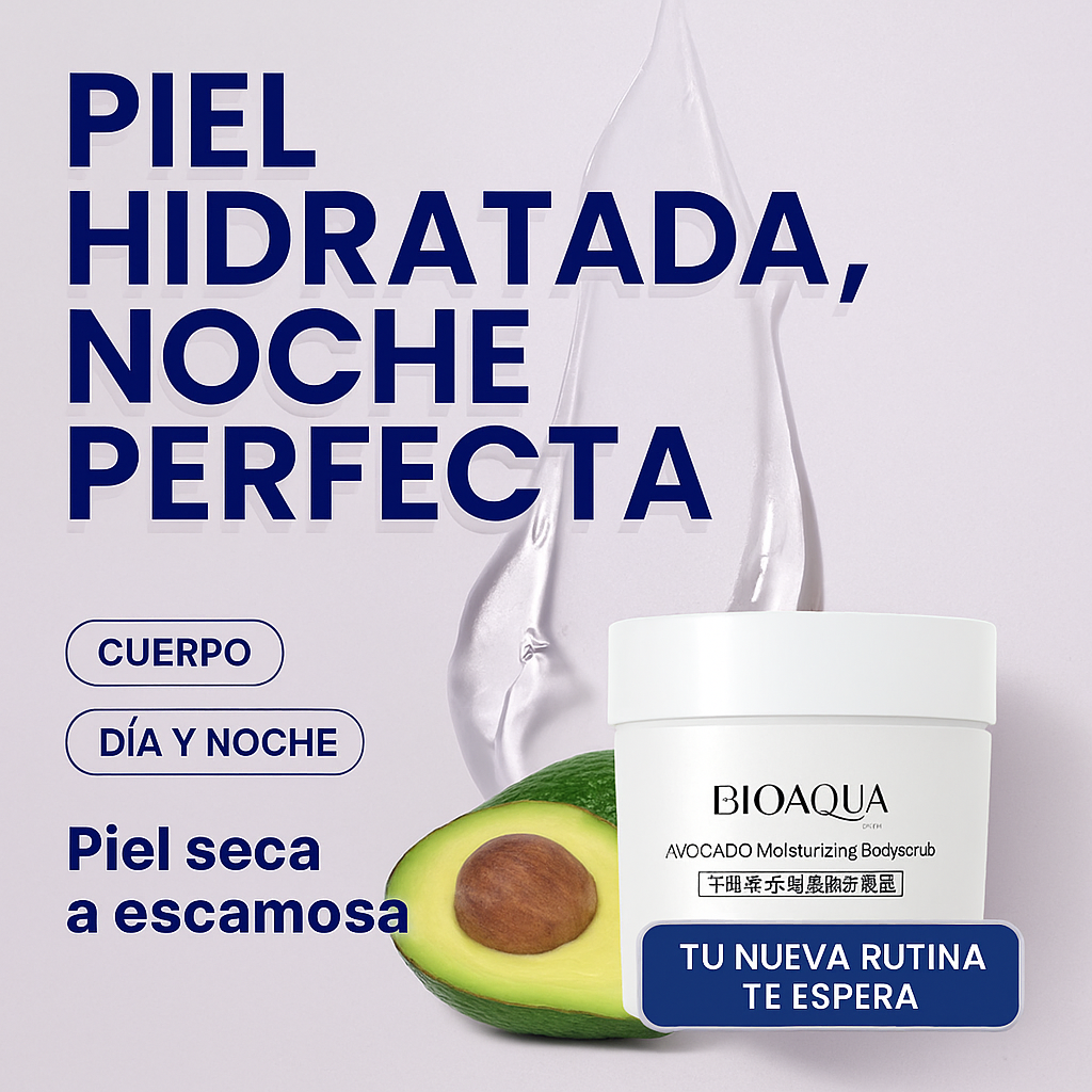 EXFOLIANTE DE AGUACATE GLOWSCRUB