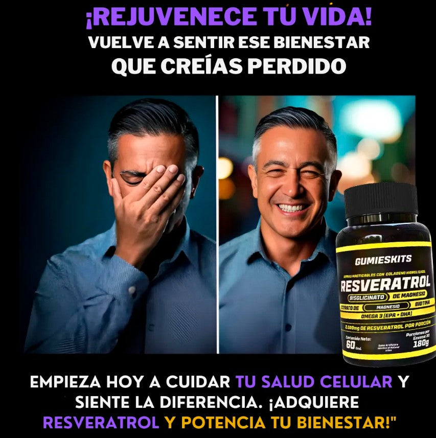 Gomitas de resveratrol