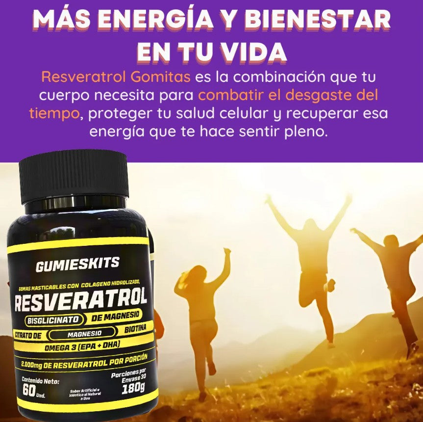 Gomitas de resveratrol