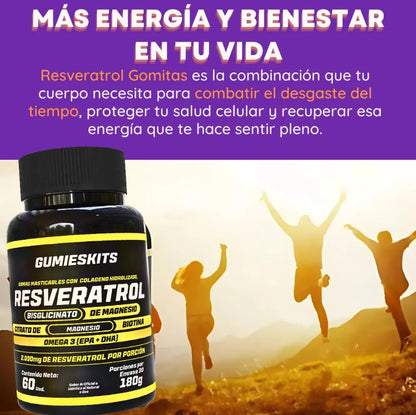 Gomitas de resveratrol